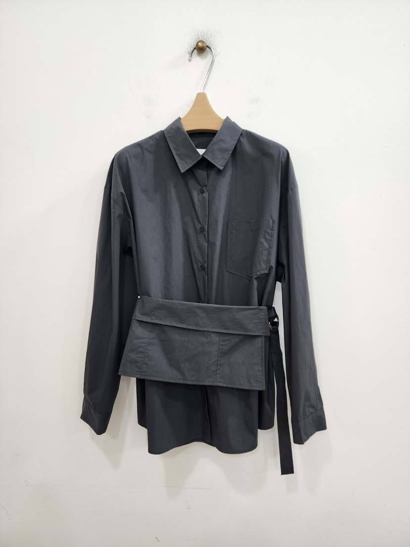 LE MIU韓國㊣直郵東大門代購女裝新品職業時尚25春夏襯衫蕾絲衫LE MIU襯衫/蕾絲衫圖色2