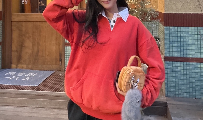 PAIRING直郵韓國代購㊣女裝新款職業人氣推薦熱賣25春夏衛衣刺繡PAIRING衛衣