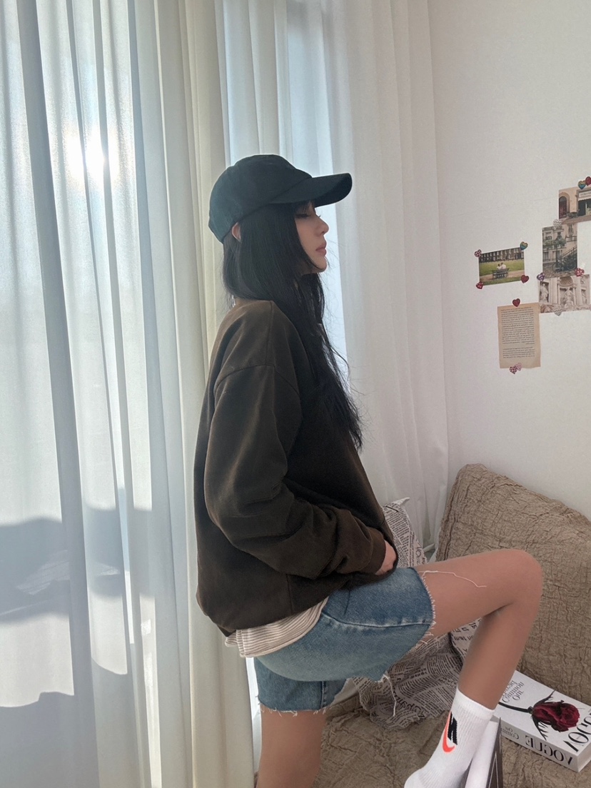 PAIRING直郵韓國代購㊣女裝新款職業人氣推薦熱賣25春夏衛衣刺繡PAIRING衛衣