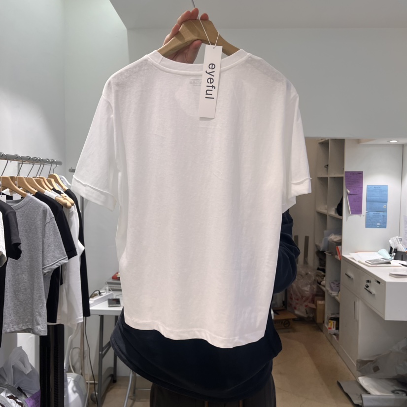 EYEFUL-Q韓國直郵㊣東大門實拍女裝新品人氣時尚推薦職業T恤eyefulT恤