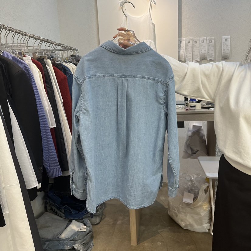 PLOVER韓國直郵㊣女裝新品職業時尚熱賣推薦25春夏襯衫蕾絲衫PLO_VER襯衫/蕾絲衫