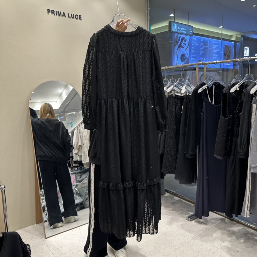 PRIMA LUCE直郵韓國代購㊣女裝新款25春夏推薦職業休閑連衣裙CHARLOTTE連衣裙