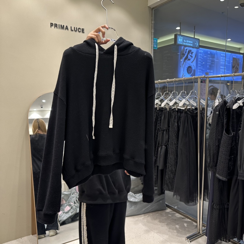 PRIMA LUCE韓國直郵㊣東大門實拍女裝新品職業25春夏時尚衛衣CHARLOTTE衛衣圖色2