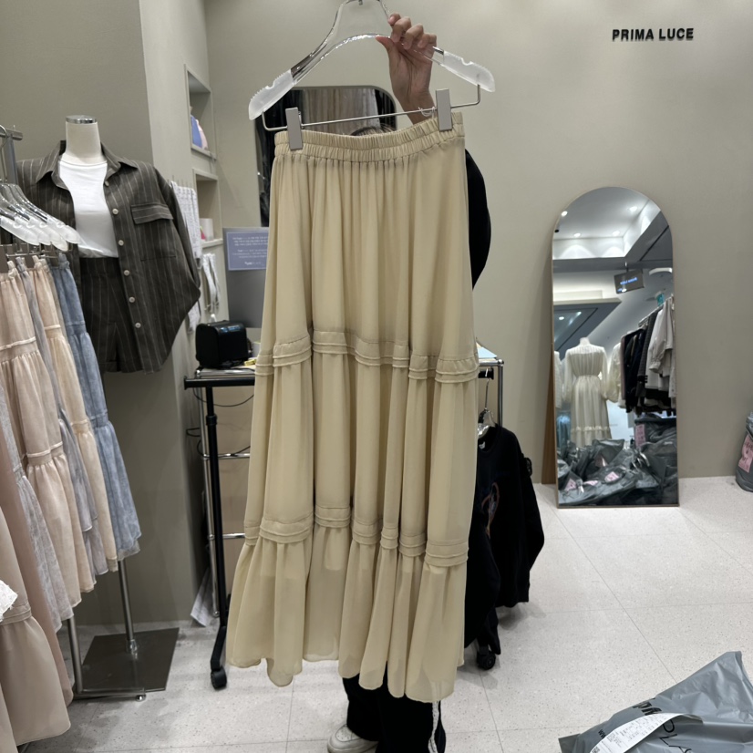 PRIMA LUCE韓國㊣直郵東大門代購女裝新款熱賣25春夏時尚長裙CHARLOTTE長裙圖色2