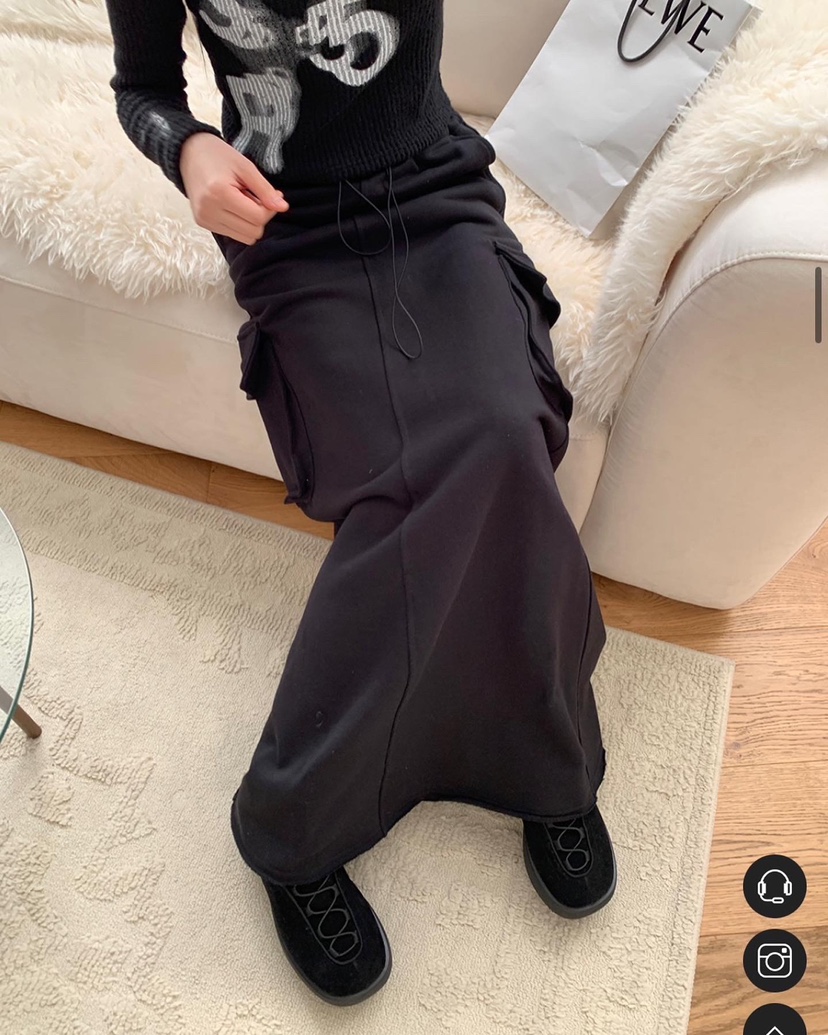RIDGE-P直郵韓國代購㊣女裝新品人氣熱賣休閑推薦時尚長裙RIDGE-P長裙