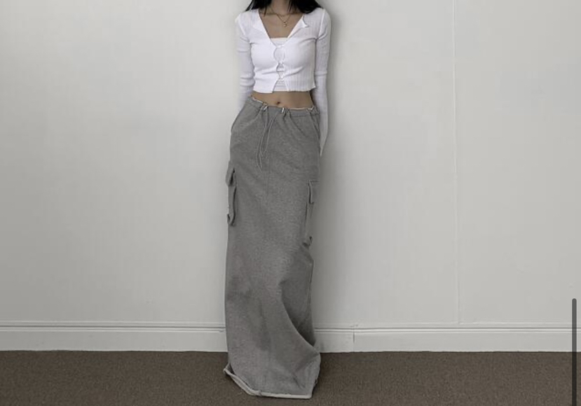 RIDGE-P直郵韓國代購㊣女裝新品人氣熱賣休閑推薦時尚長裙RIDGE-P長裙