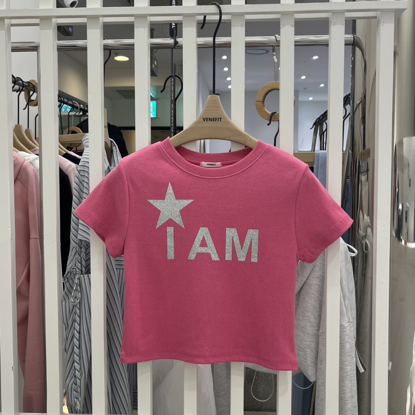VENEFIT韓國㊣直郵東大門代購女裝新款職業人氣推薦休閑T恤VENEFIT/JENNIET恤圖色4