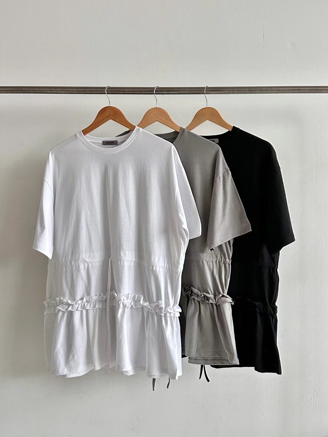 GUSSINE韓國㊣直郵東大門代購女裝新品25春夏熱賣襯衫蕾絲衫GUSSINE襯衫/蕾絲衫圖色3左三色