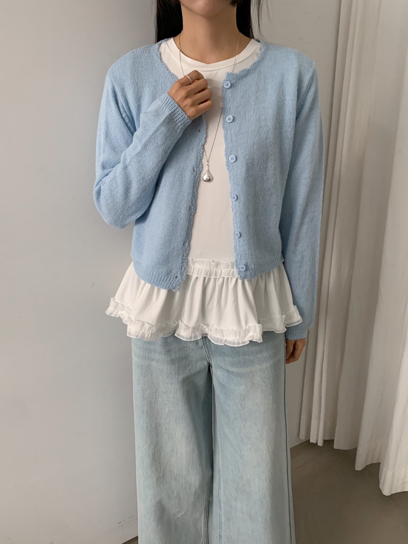MILLIMETER直郵韓國代購㊣女裝新品25春夏推薦時尚職業長袖T恤MILLIMETER長袖T恤