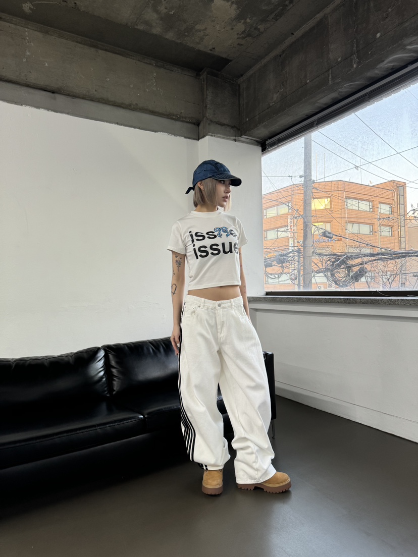 NUEUN韓國直郵㊣東大門實拍女裝新品推薦時尚職業休閑人氣T恤NUEUN/SEEOTT恤