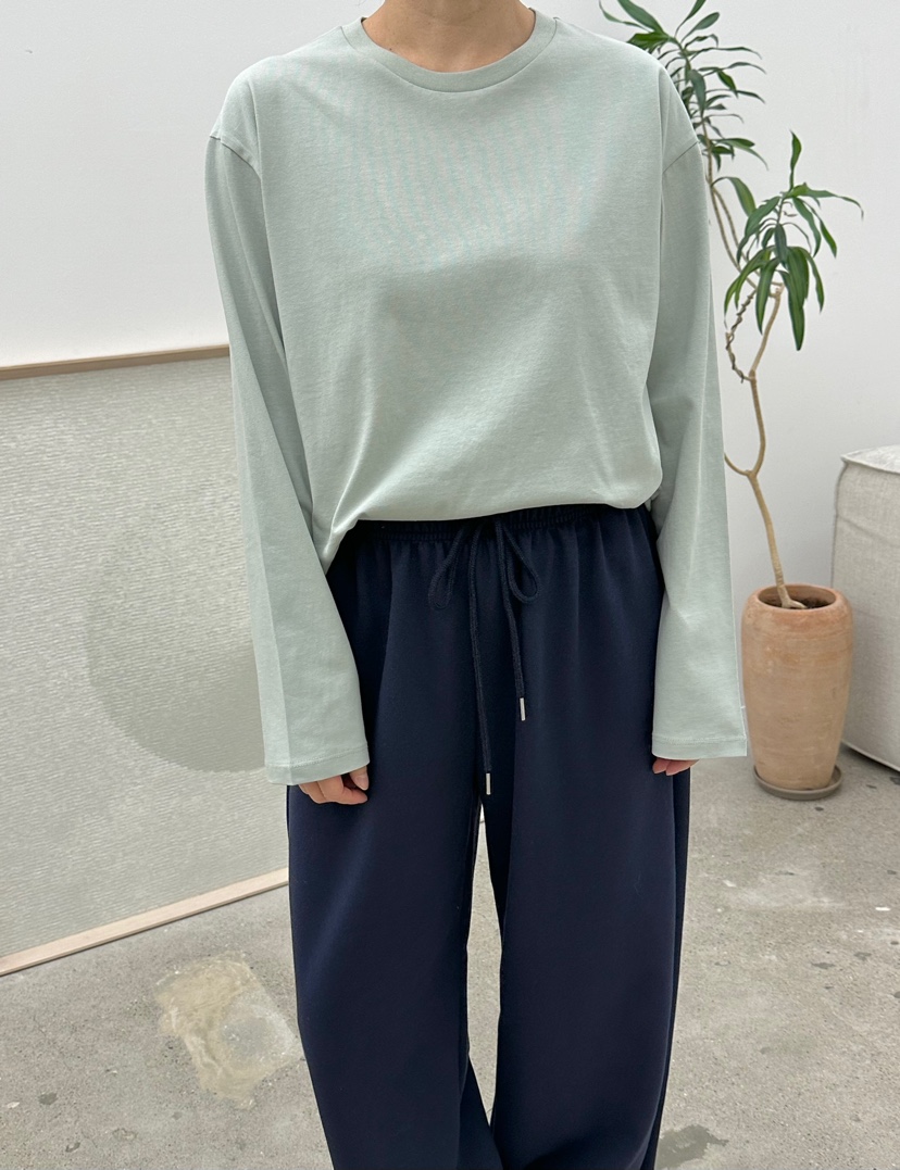 BUT韓國直郵㊣女裝新款人氣時尚推薦25春夏休閑職業長袖T恤button長袖T恤圖色2