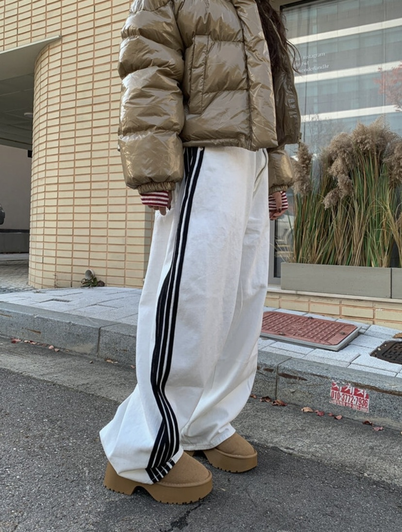NUEUN直郵韓國代購㊣女裝新款職業推薦休閑熱賣時尚人氣休閑褲NUEUN/SEEOT休閑褲