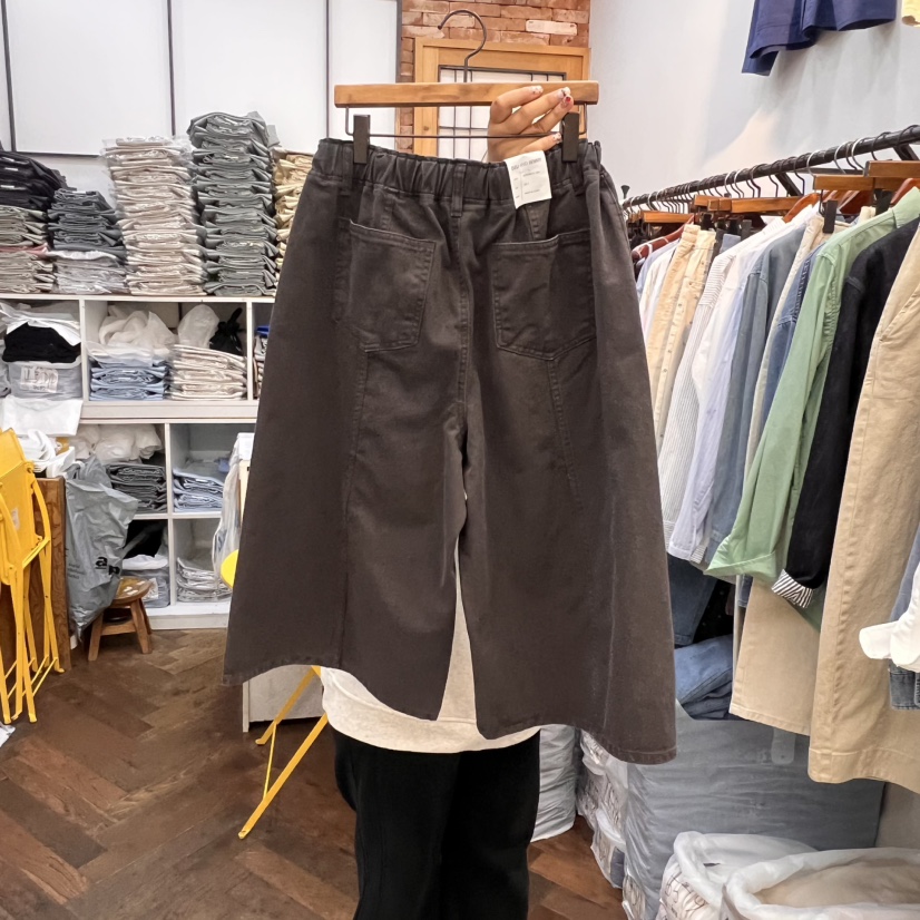 DELI JENNY韓國直郵女裝新品人氣休閑熱賣職業時尚25春夏休閑褲THERE休閑褲