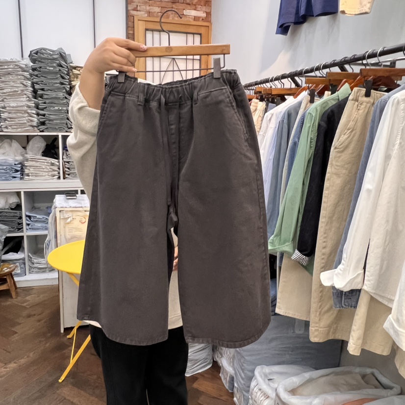 DELI JENNY韓國直郵女裝新品人氣休閑熱賣職業時尚25春夏休閑褲THERE休閑褲圖色2