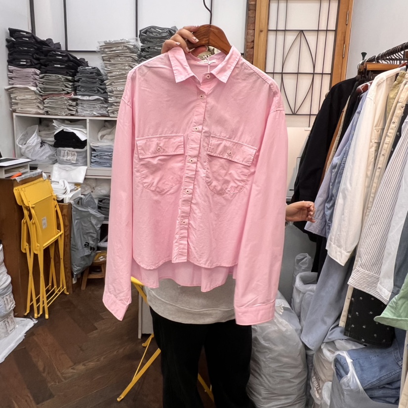 DELI JENNY東大門實拍女士新品真品人氣25春夏時尚襯衫蕾絲衫THERE襯衫/蕾絲衫圖色2