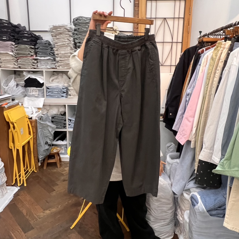 DELI JENNY韓國代購女士新品推薦真品熱賣時尚職業休閑休閑褲THERE休閑褲圖色3