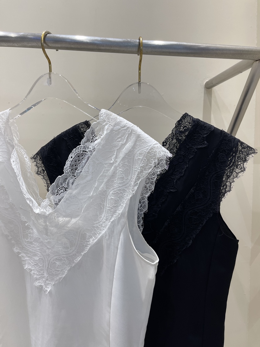 81 MARKET-L韓國代購女裝新款職業休閑人氣25春夏吊帶背心蕾絲81 MARKET-L吊帶/背心