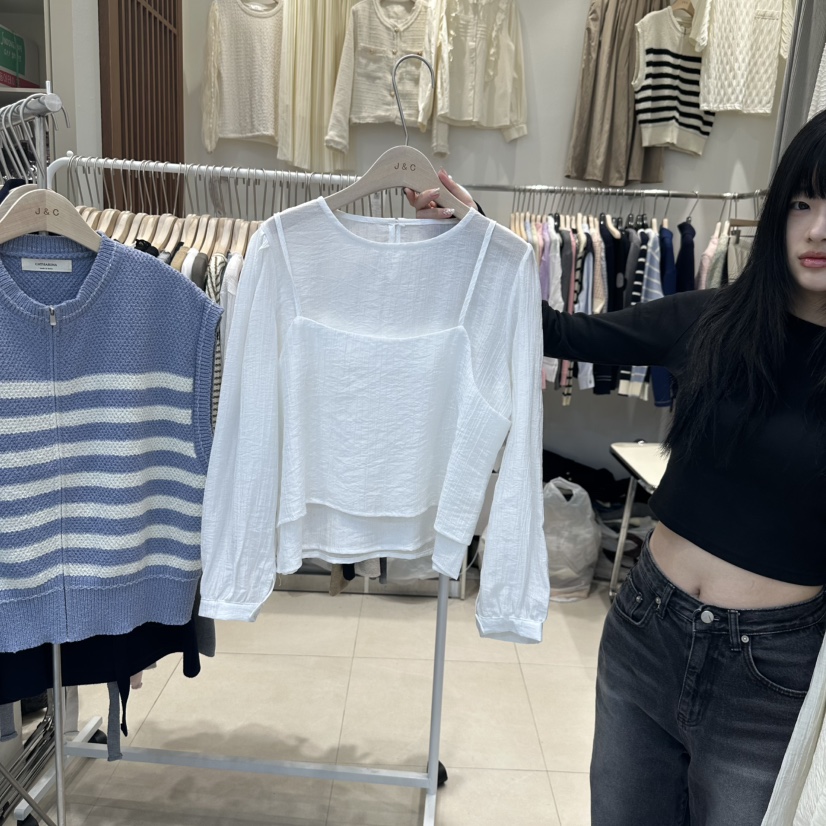 J&C東大門代購女士新款熱賣人氣時尚推薦職業真品套裝J&C/J.BLANC套裝圖色3