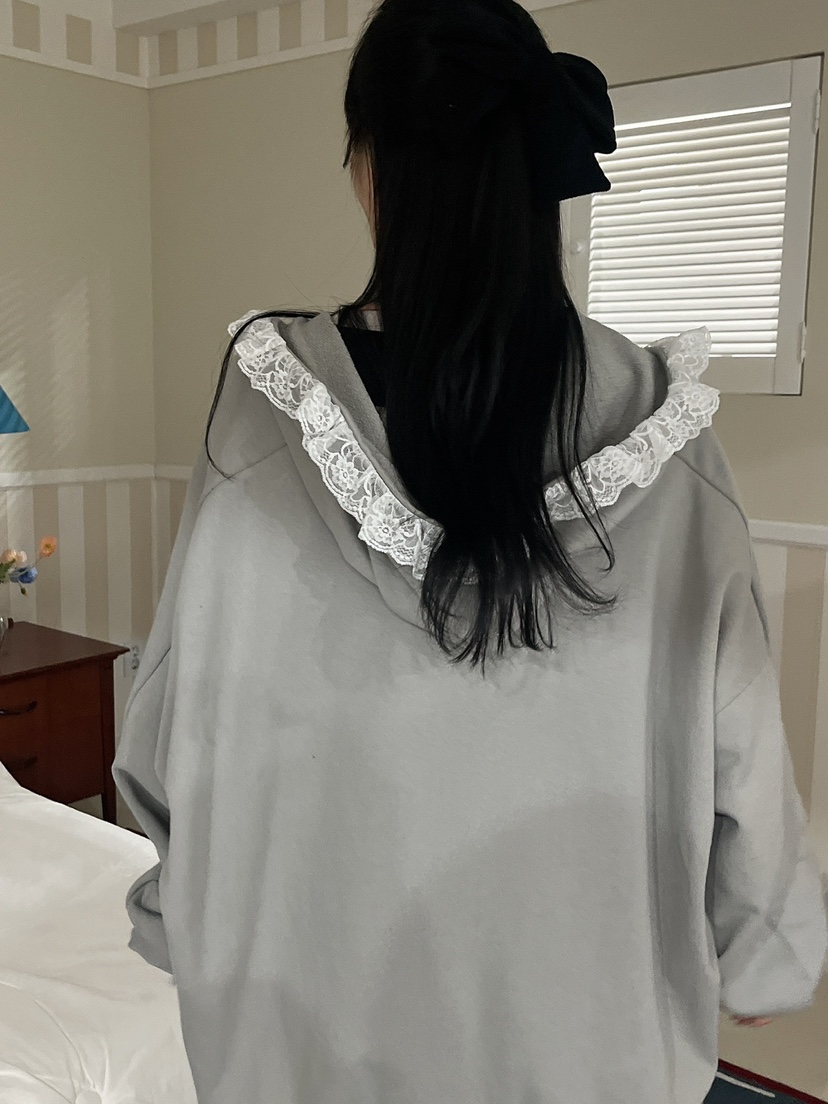 MA NYO韓國直郵女士新品職業休閑推薦時尚人氣衛衣拉鏈連帽MA NYO衛衣