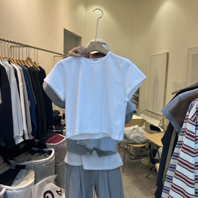 AND FLOYD東大門代購女裝新款真品熱賣25春夏時尚職業休閑T恤AND FLOYDT恤圖色5