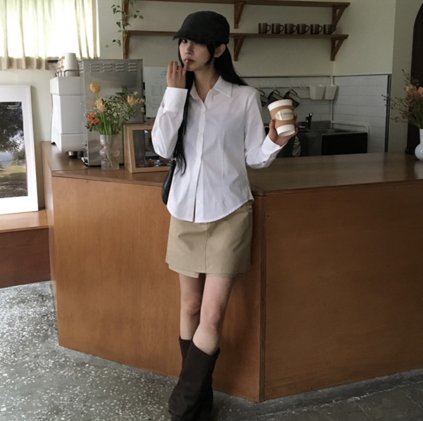 EOMPIT東大門直郵女裝新品25春夏推薦真品時尚人氣襯衫蕾絲衫EOMPIT襯衫/蕾絲衫