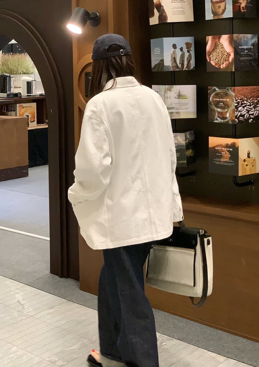 COURGETTE直郵韓國代購㊣女裝新款熱賣休閑25春夏推薦時尚夾克COURGETTE夾克