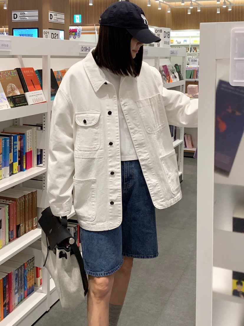 COURGETTE直郵韓國代購㊣女裝新款熱賣休閑25春夏推薦時尚夾克COURGETTE夾克