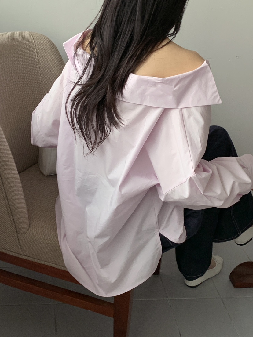 BOUND.A直郵韓國代購㊣女裝新款職業推薦休閑25春夏襯衫蕾絲衫BOUND.A襯衫/蕾絲衫