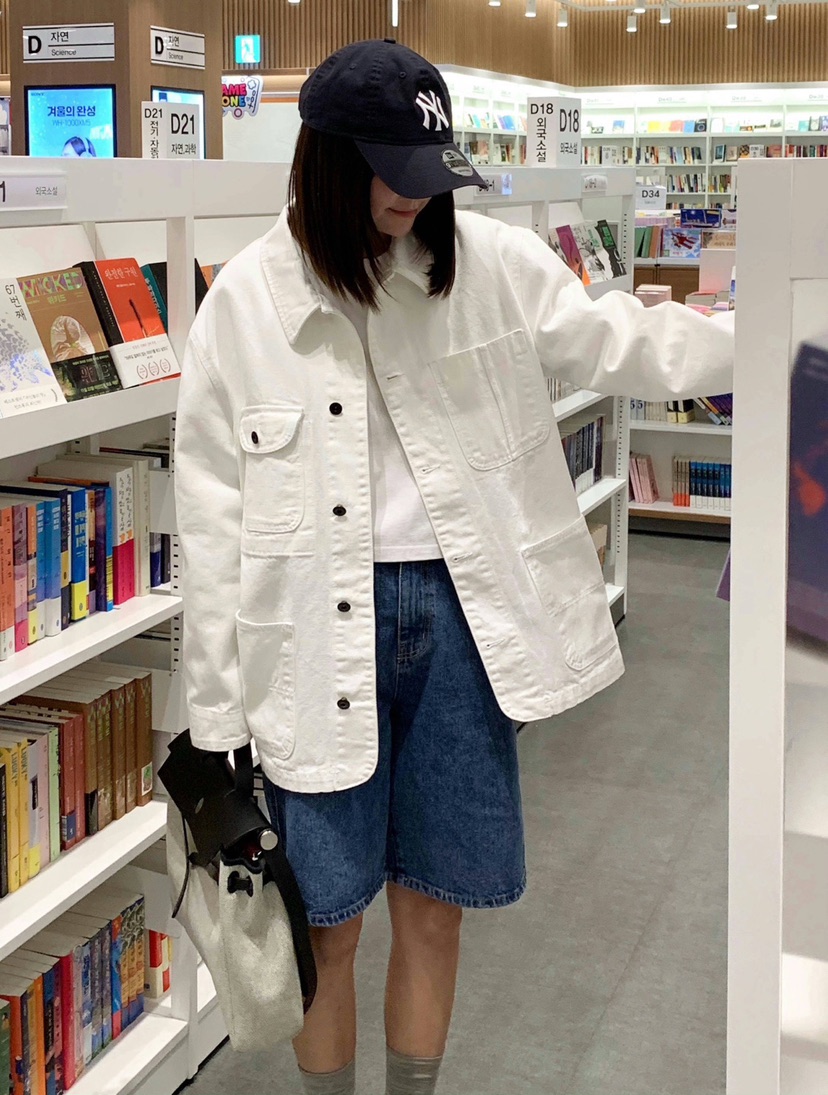 COURGETTE直郵韓國代購㊣女裝新款時尚25春夏推薦休閑長袖T恤COURGETTE長袖T恤