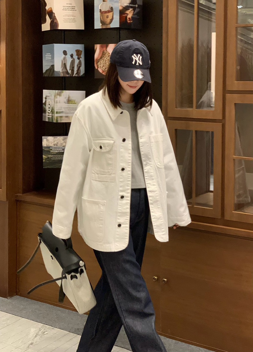 COURGETTE直郵韓國代購㊣女裝新款時尚25春夏推薦休閑長袖T恤COURGETTE長袖T恤