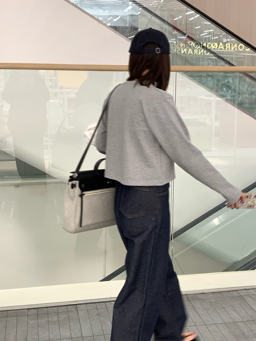 COURGETTE直郵韓國代購㊣女裝新款時尚25春夏推薦休閑長袖T恤COURGETTE長袖T恤