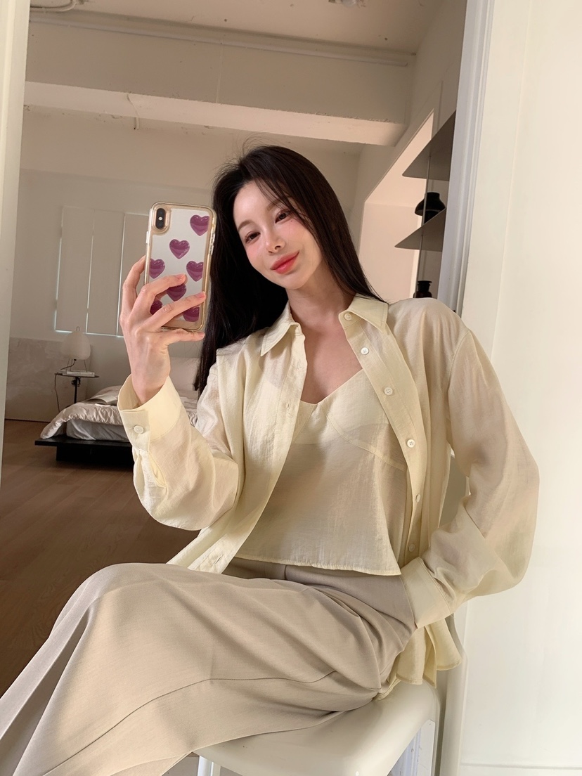 MONTER韓國直郵㊣東大門實拍女裝新品休閑時尚熱賣套裝套裝MONTER套裝