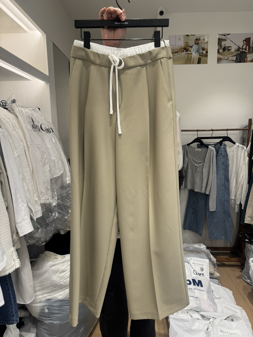 BIEN GARDER韓國㊣直郵東大門代購女裝新品休閑時尚休閑褲BIEN GARDER休閑褲圖色3