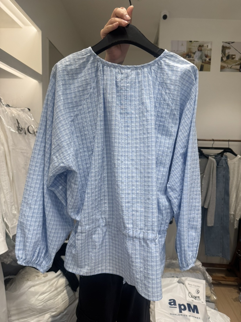 BIEN GARDER韓國直郵㊣女裝新品職業25春夏時尚襯衫蕾絲衫BIEN GARDER襯衫/蕾絲衫