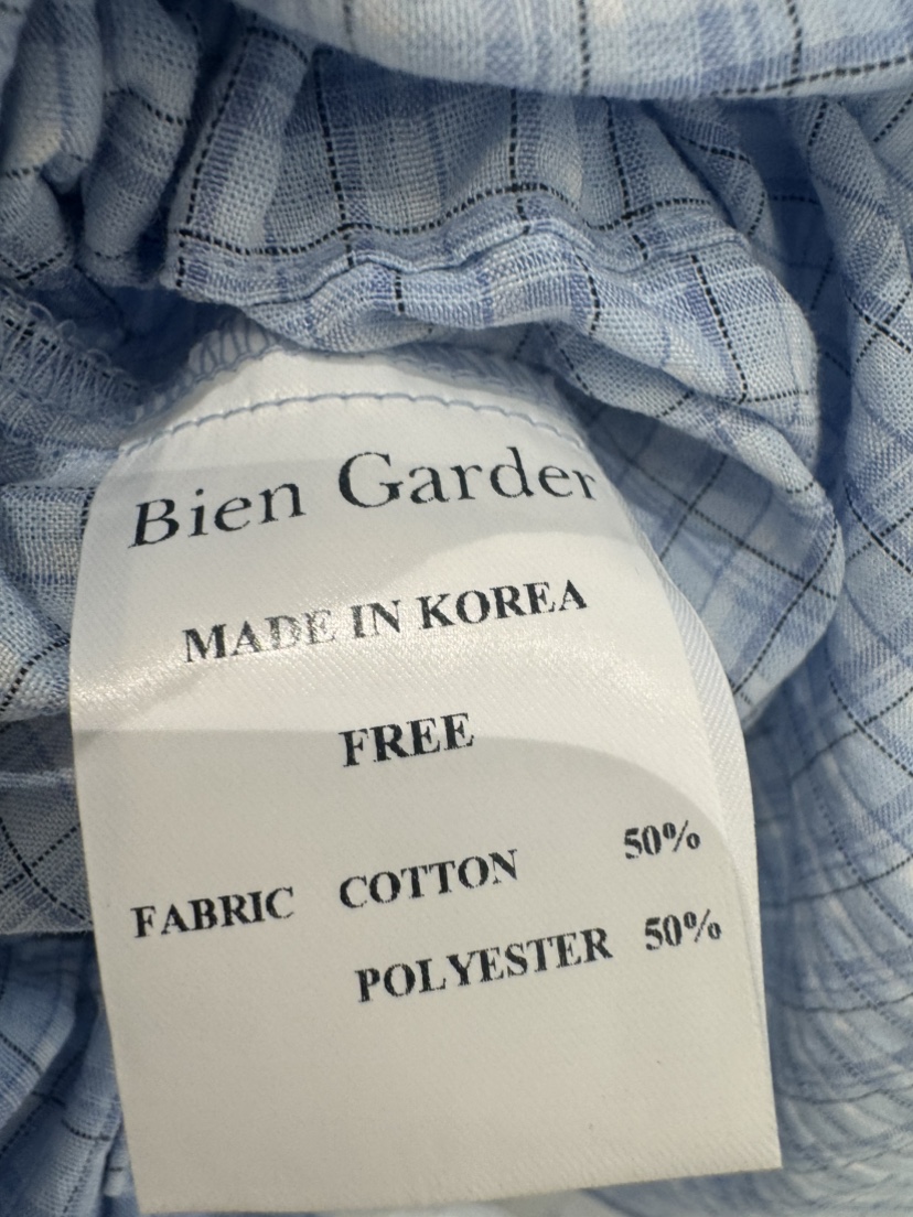 BIEN GARDER韓國直郵㊣女裝新品職業25春夏時尚襯衫蕾絲衫BIEN GARDER襯衫/蕾絲衫