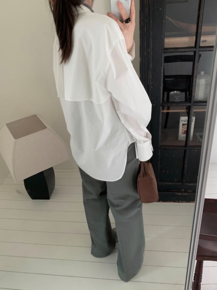 MARE韓國㊣直郵東大門代購女裝新品時尚熱賣25春夏襯衫蕾絲衫MARE襯衫/蕾絲衫