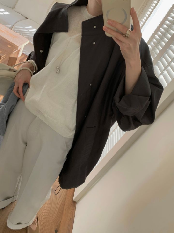 MARE韓國直郵㊣女裝新品推薦人氣職業時尚熱賣25春夏長款風衣MARE長款風衣