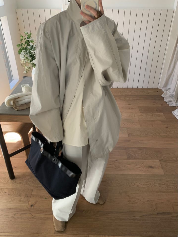 MARE韓國直郵㊣女裝新品推薦人氣職業時尚熱賣25春夏長款風衣MARE長款風衣圖色2