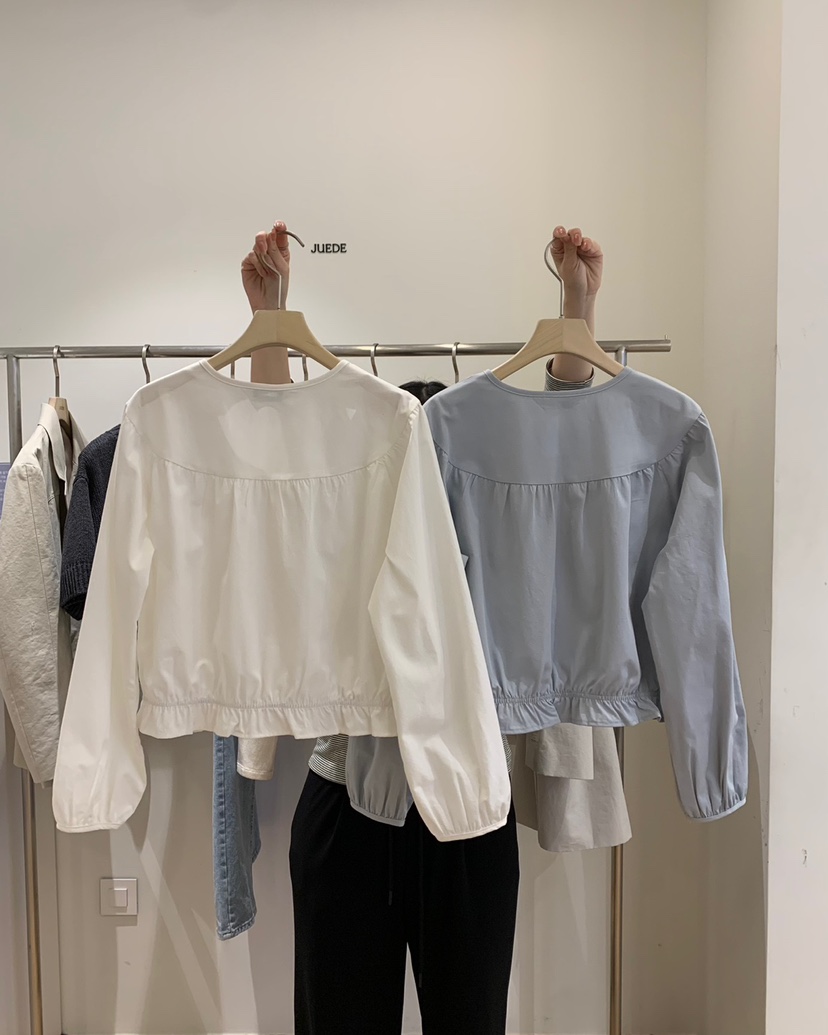 JUEDE(此品牌容易投訴)韓國㊣直郵東大門代購女裝新品熱賣襯衫蕾絲衫JUEDE襯衫/蕾絲衫