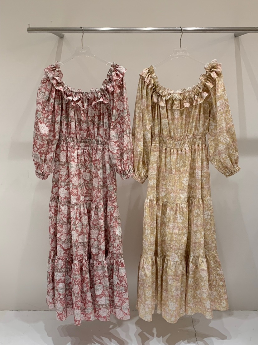 FABRIC韓國㊣直郵東大門代購女裝新款人氣推薦25春夏連衣裙FABRIC連衣裙