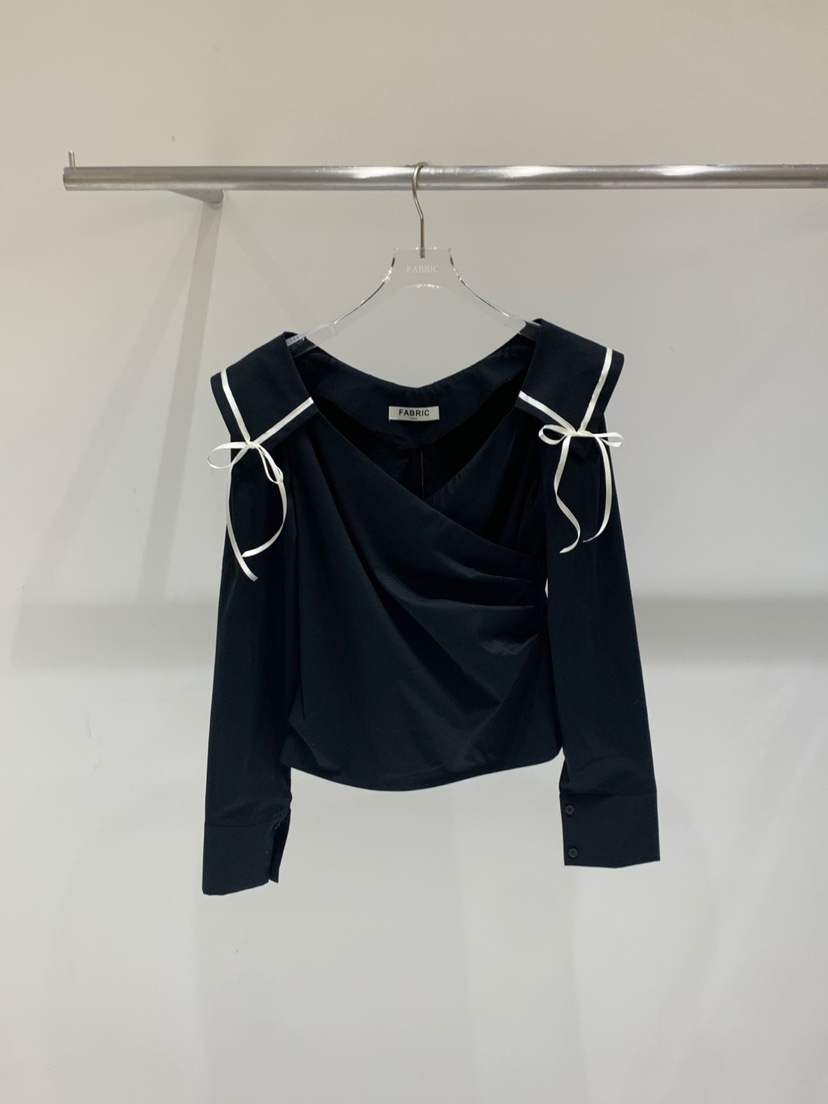 FABRIC直郵韓國代購㊣女裝新品時尚職業推薦休閑襯衫蕾絲衫FABRIC襯衫/蕾絲衫圖色3