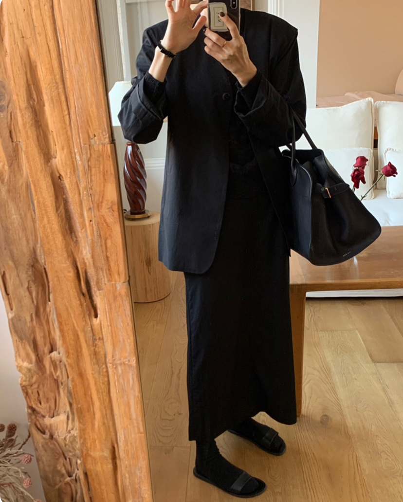 A Flan韓國㊣直郵東大門代購女裝新款人氣時尚職業推薦針織衫AFN/A Flan針織衫