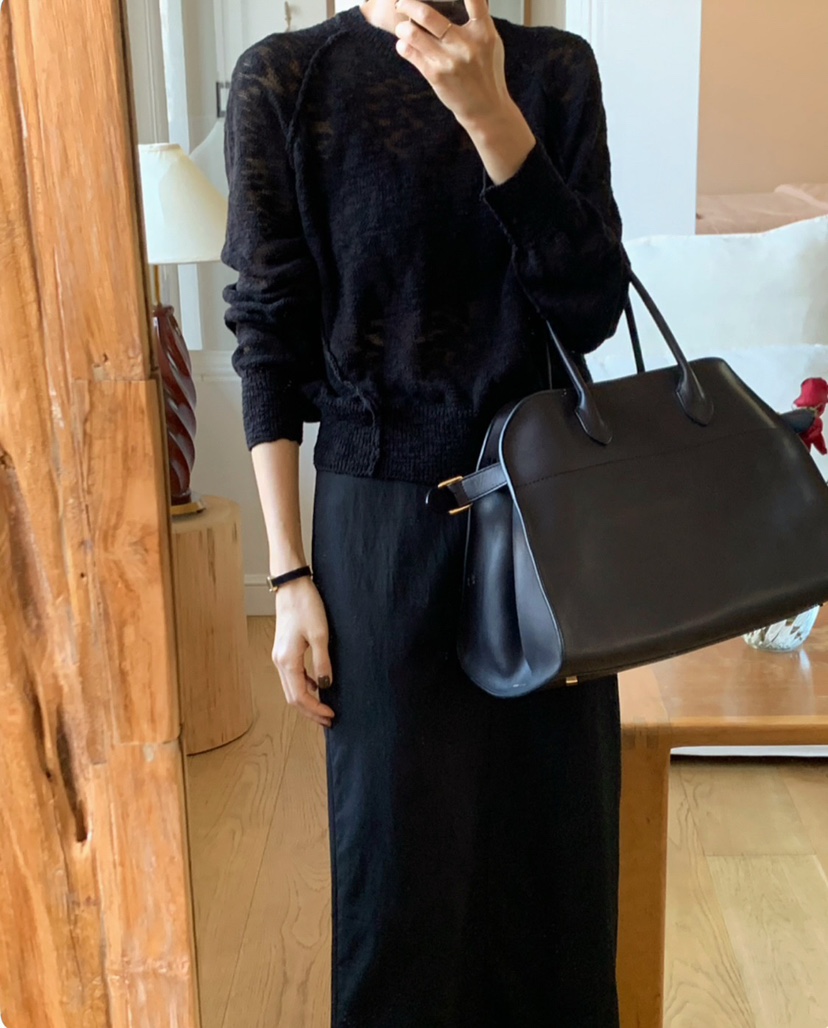 A Flan韓國㊣直郵東大門代購女裝新款人氣時尚職業推薦針織衫AFN/A Flan針織衫
