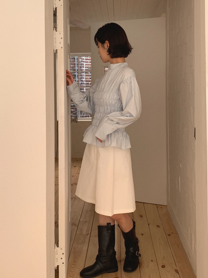 SLAT韓國直郵㊣女裝新款職業推薦時尚25春夏休閑襯衫蕾絲衫SLAT襯衫/蕾絲衫
