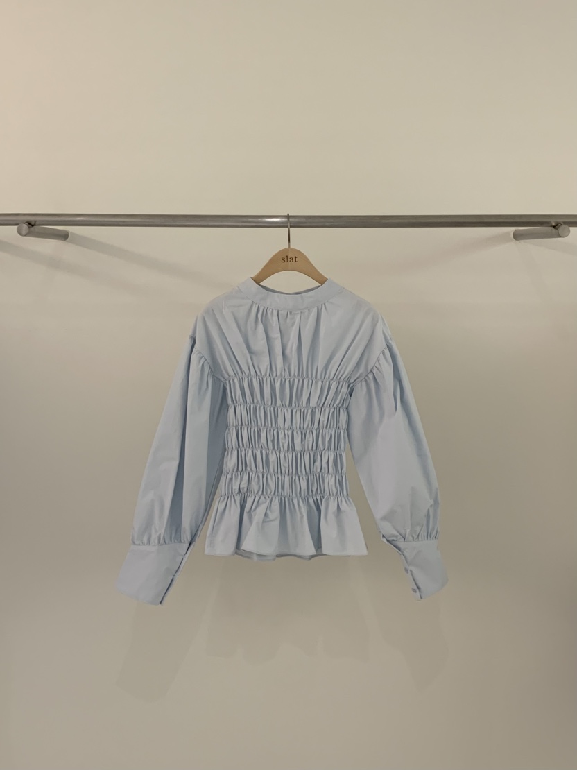SLAT韓國直郵㊣女裝新款職業推薦時尚25春夏休閑襯衫蕾絲衫SLAT襯衫/蕾絲衫圖色2