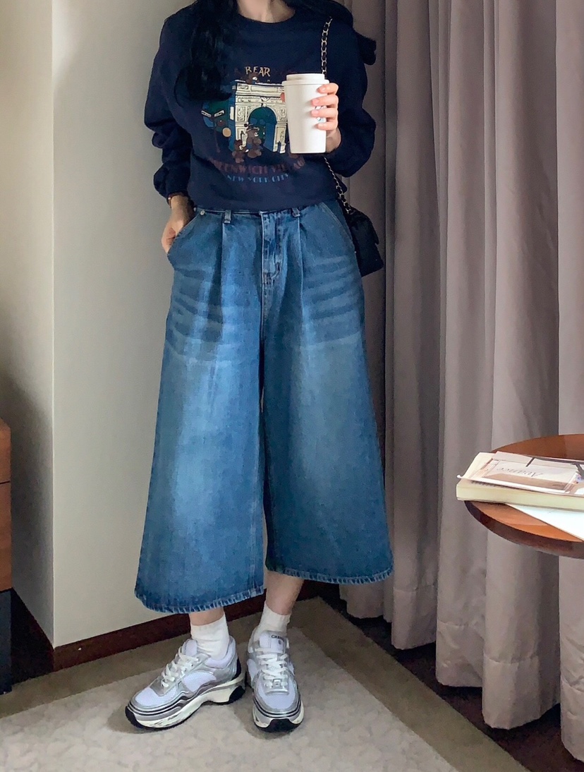 FORMSTUDIO韓國㊣直郵東大門代購女裝新品人氣25春夏牛仔褲口袋FORMSTUDIO牛仔褲
