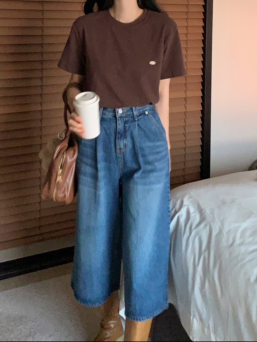 FORMSTUDIO韓國㊣直郵東大門代購女裝新品人氣25春夏牛仔褲口袋FORMSTUDIO牛仔褲