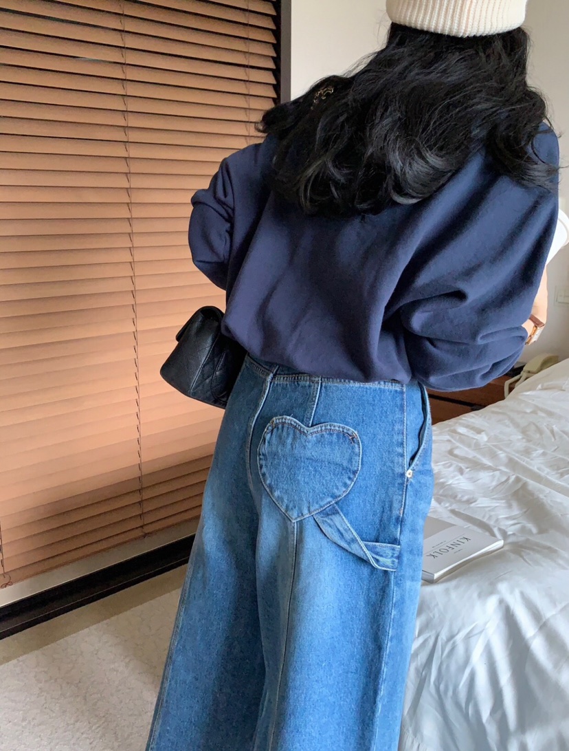 FORMSTUDIO韓國㊣直郵東大門代購女裝新品人氣25春夏牛仔褲口袋FORMSTUDIO牛仔褲