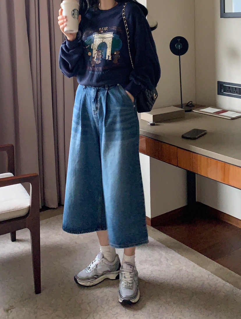 FORMSTUDIO韓國㊣直郵東大門代購女裝新品人氣25春夏牛仔褲口袋FORMSTUDIO牛仔褲