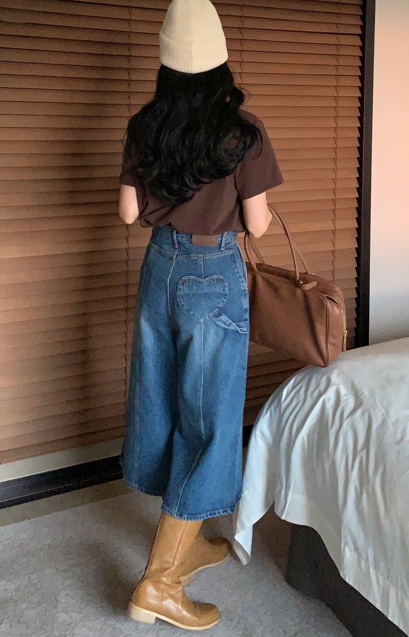 FORMSTUDIO韓國㊣直郵東大門代購女裝新品人氣25春夏牛仔褲口袋FORMSTUDIO牛仔褲